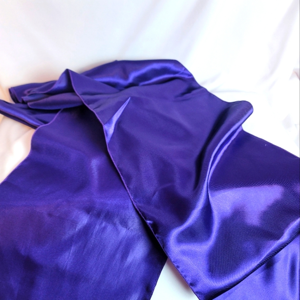Purple Satin Table Runners
